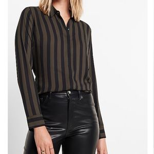 Express portofino shirt in abstract print size small